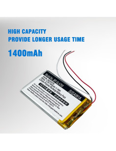 Batería de Reemplazo Steelseries Arctis 1 3 7 7P 1400mAh 2