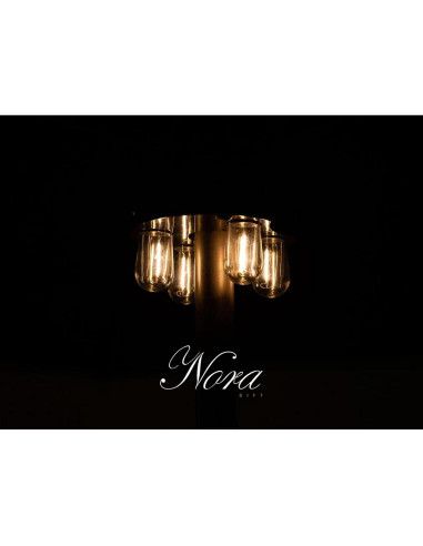 Luz de Paraguas LED Nora Gift - Bombillas Edison, 200 Lúmenes