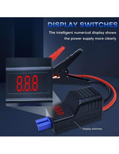 Pinzas de Arranque Inteligente DY Power Sun 1500A 12V