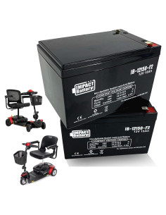 Batería 12V 15Ah Impact Battery para Scooter GoGo Elite