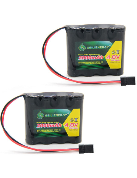 Batería Recargable NiMH 4.8V 2000mAh GEILIENERGY Hitec