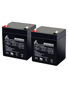 Batería Recargable VRLA AGM 12V 5Ah ExpertPower 2 Pack