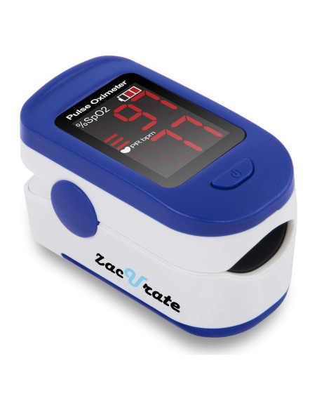 Oxímetro de Pulso Zacurate 500BL con Baterías Incluidas