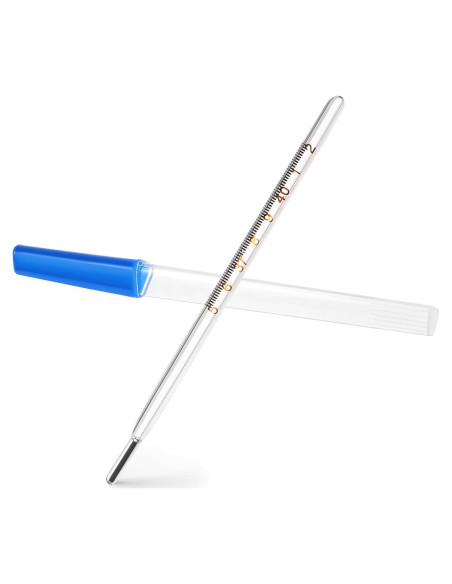 Termómetro de vidrio oral MAGICLULU 12.5cm lectura rápida