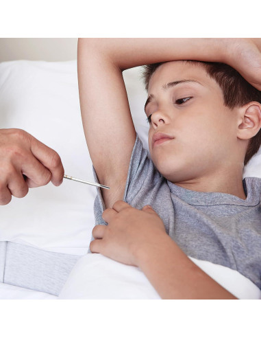 Termómetro de vidrio oral MAGICLULU 12.5cm lectura rápida