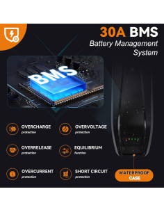 Batería de Litio 36V 10Ah con USB y 30A BMS - LGECOLFP 2