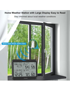 Estación Meteorológica DreamSky Inalámbrica con Reloj Atómico 2