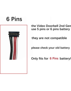 Batería S2 5200mAh Compatible con Timbre Ring 2da Gen 2