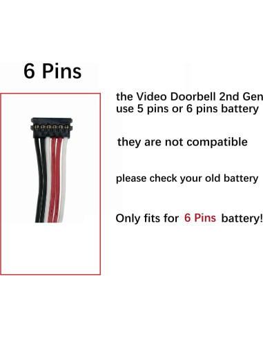 Batería S2 5200mAh Compatible con Timbre Ring 2da Gen