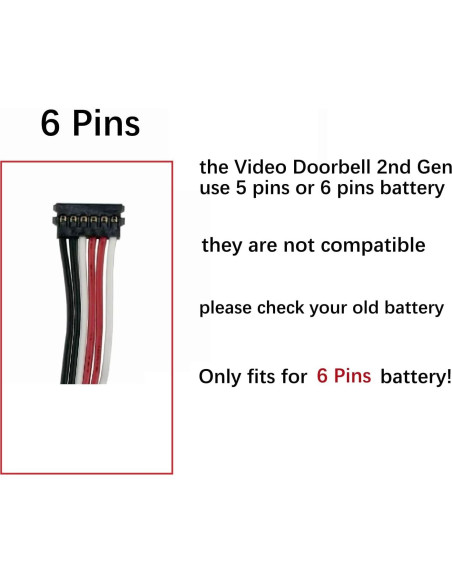 Batería S2 5200mAh Compatible con Timbre Ring 2da Gen