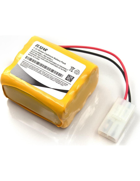 Paquete de Batería Recargable NiCd 7.2V 1000mAh Elxjar - 2 Unidades
