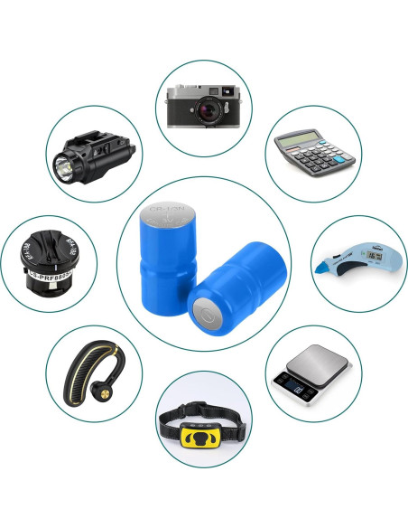 Batería 2CR1/3N 6V 170mAh Lfeeuiaty para Collares de Perro - Paquete de 10