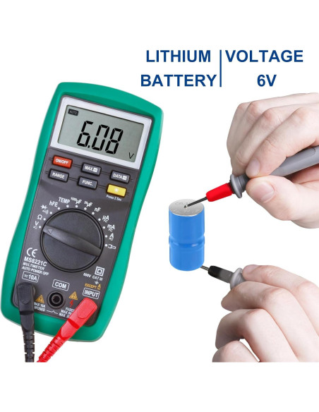 Batería 2CR1/3N 6V 170mAh Lfeeuiaty para Collares de Perro - Paquete de 10