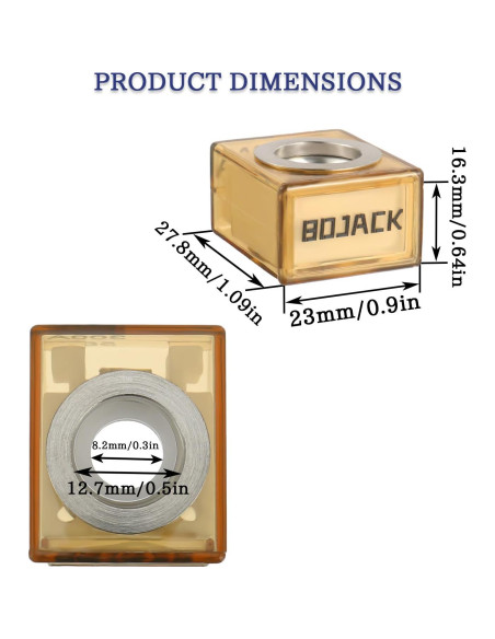 Bloque de Fusibles Terminal BOJACK 60A IP66 para Batería