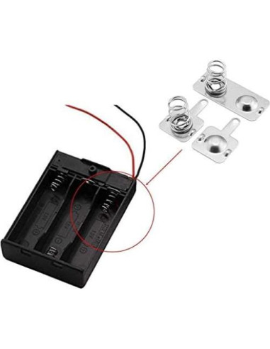 Resortes de Batería Cutelec 12 Pares Conversión AAA Niquelado