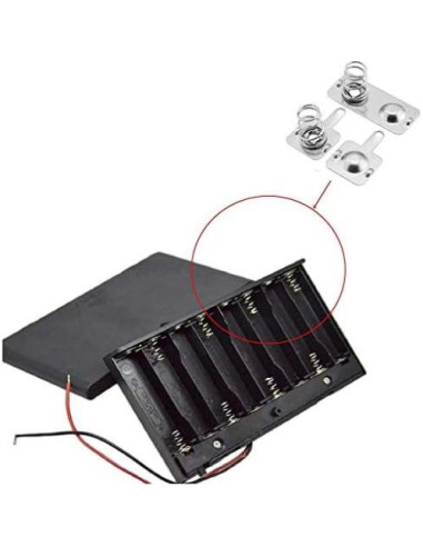 Resortes de Batería Cutelec 12 Pares Conversión AAA Niquelado