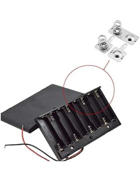 Resortes de Batería Cutelec 12 Pares Conversión AAA Niquelado