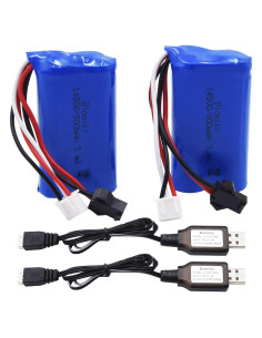 Batería de Litio Recargable 7.4V 600mAh BOFUNENG para RC