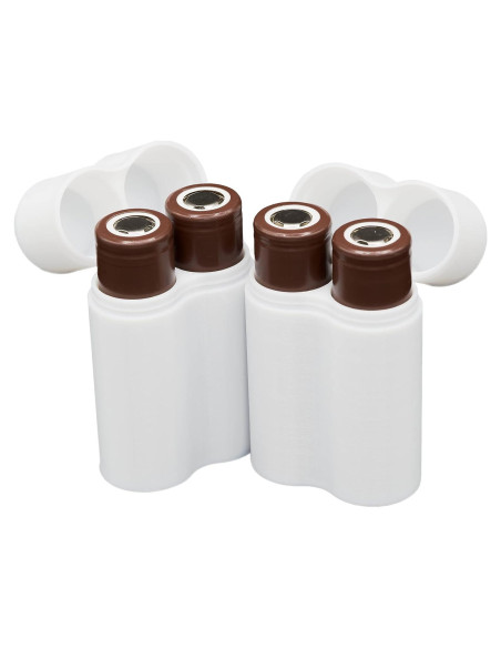 Estuche Slimline WLG para 2 Baterías 18650 - Duradero y Suave