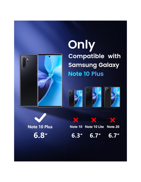 Pantalla OLED JQYDZH para Samsung Note 10 Plus con Marco