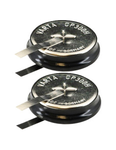 Batería recargable NiMH 1.2V 300mAh Exell 2-Pack para GPS