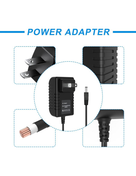 Adaptador AC J-ZMQER para Cargador de Batería Li-ion BC-02