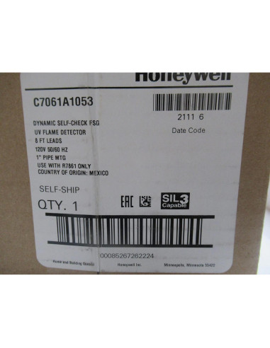 Detector de Llama Ultravioleta Honeywell C7061A1053 120V