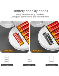 Caja de Almacenamiento de Baterías Linkidea con Detección Eléctrica 2