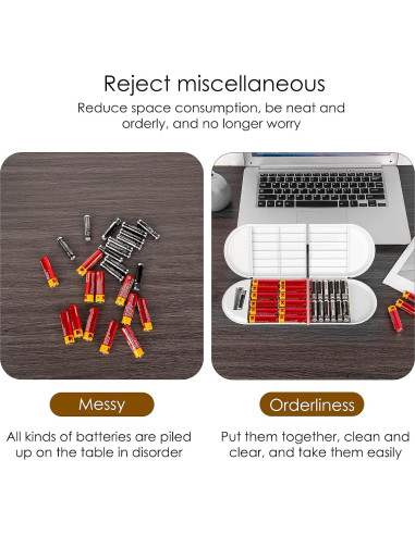 Caja de Almacenamiento de Baterías Linkidea con Detección Eléctrica
