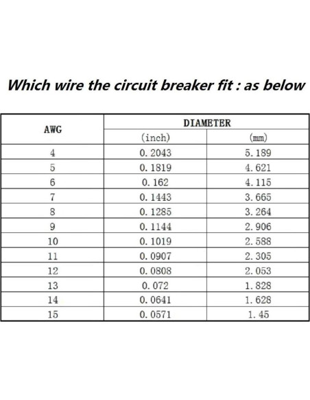 Interruptor Automático ANJOSHI 100A para Audio de Auto 12V-24V