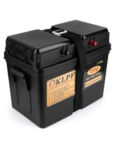Caja de Batería Inteligente OKLPF 12V para Barcos y RV