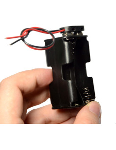 Soporte de Batería AA LAMPVPATH 4 Ranuras 3 Pcs 6V 2