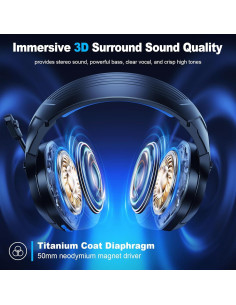 Auriculares Inalámbricos Fachixy FC-200 para Juegos - Bluetooth 5.4 2