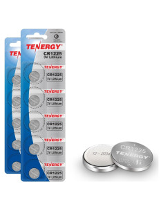 Baterías de Botón Tenergy CR1225 3V - Paquete de 10 Unidades