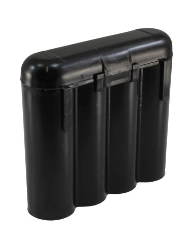 Set de 3 Soportes para Baterías 18650 y CR123A Birdz - Negro