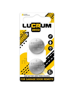 Batería CR2032 Lucrum 2-Pack para Control Remoto Liftmaster