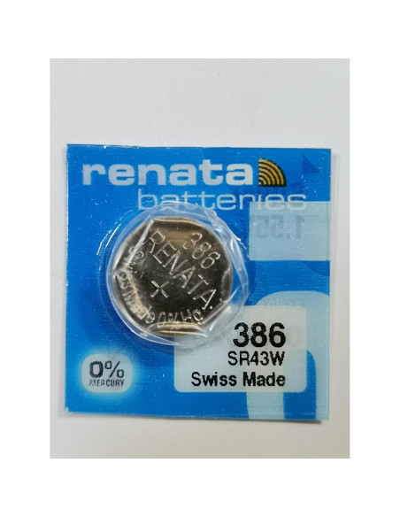 Batería de Litio Renata 386 Original Suiza 1.55V