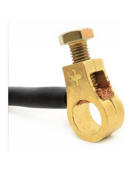 Conectores de Terminal de Batería de Cobre Puro Genérico 2pcs