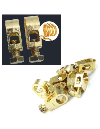 Conectores de Terminal de Batería de Cobre Puro Genérico 2pcs