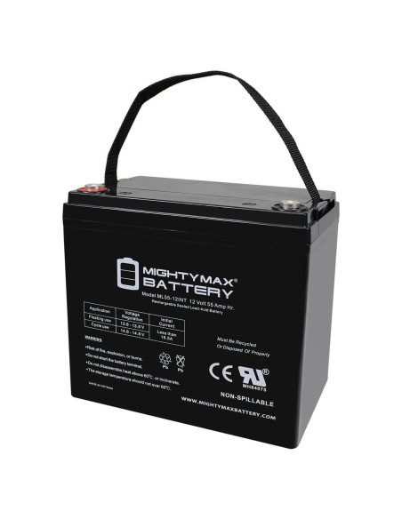Batería Mighty Max ML55-12INT 12V 55AH Rosca Interna SLA AGM