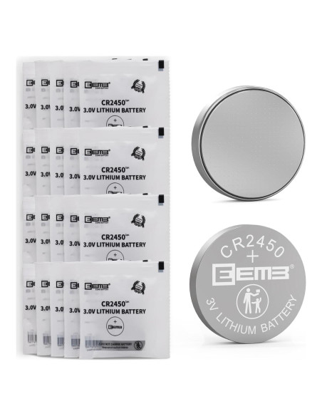 Baterías de Litio EEMB CR2450 - Paquete de 20 Unidades 650mAh