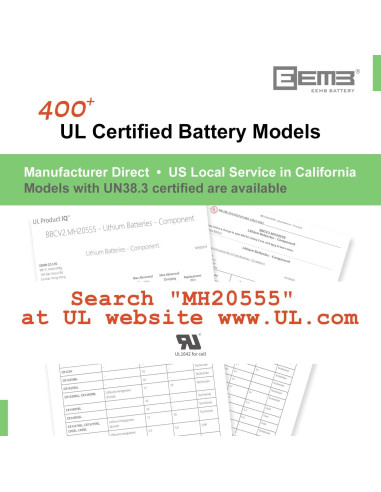 Baterías de Litio EEMB CR2450 - Paquete de 20 Unidades 650mAh