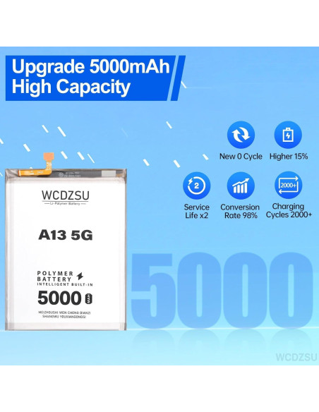 Batería Reemplazo Samsung Galaxy A13 5G 5000mAh + Kit Herramientas