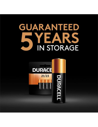 Batería Alcalina Duracell 21/23 de 12V - Paquete de 4