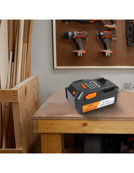 Batería de Litio 6.0Ah 18V Ridgid R840083 R840084 R840085