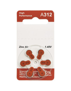 Baterías Premium para Audífonos Tamaño 312 - 60 Unidades 2