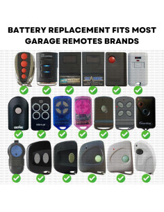 Batería A23 Alcalina 12V para Abridor de Puerta de Garaje 2