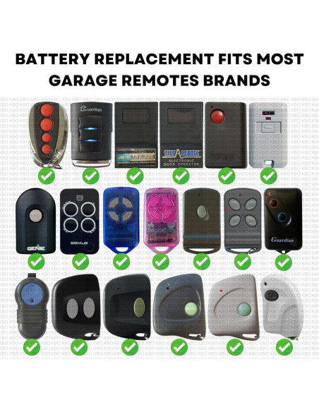 Batería A23 Alcalina 12V para Abridor de Puerta de Garaje