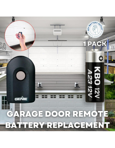 Batería A23 Alcalina 12V para Abridor de Puerta de Garaje