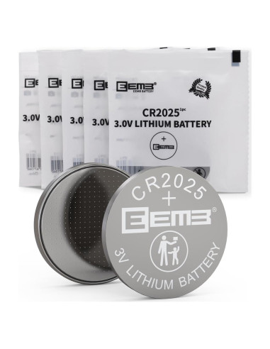 Baterías de Litio EEMB CR2025 Paquete de 5 Unidades 3V